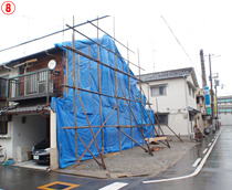 大阪府大阪市此花区｜切り離し解体工事完了の現場写真